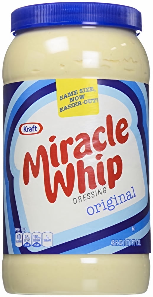 Kraft Miracle Whip Mayo-like Dressing Value Size Jar 48 fl oz (Pack of 6)