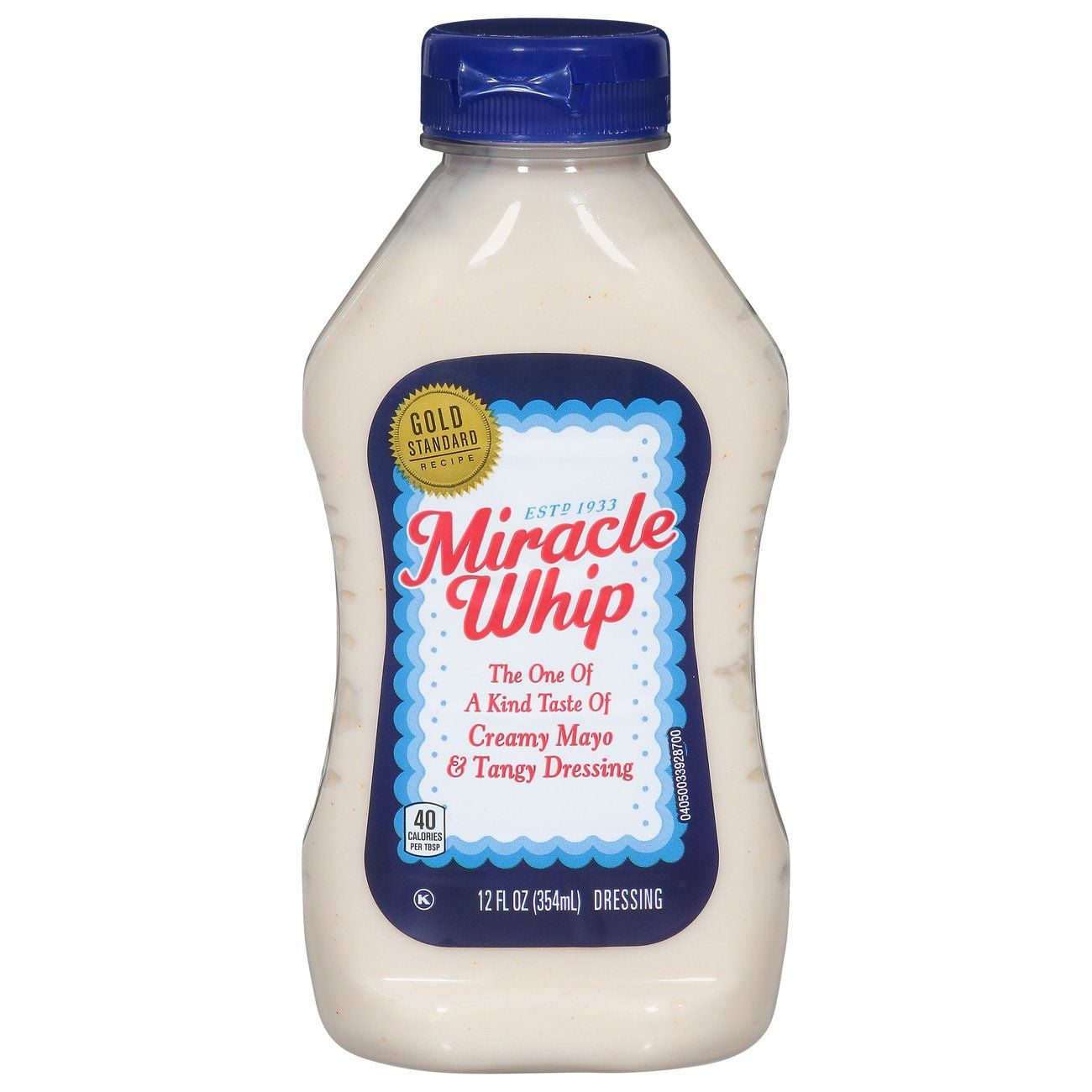 Kraft Miracle Whip Original Dressing Squeeze Bottle - 12 oz Packaging may vary