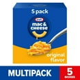 thumbnail image 1 of Kraft Original Mac N Cheese Macaroni and Cheese Dinner, 5 ct Pack, 7.25 oz Boxes- 3Pack, 1 of 5