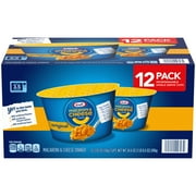 Kraft Original Macaroni & Cheese Easy Microwavable Dinner, 12 ct Box, 2.05 oz Cups