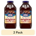 (2 pack) Kraft Original SlowSimmered Barbecue BBQ Sauce, 82.5 oz