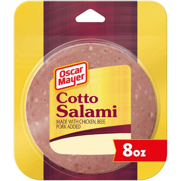 Cotto Case Kraft Oscar Mayer Round Sliced Cotto Salami, 8 Ounce -- 12 per case ...