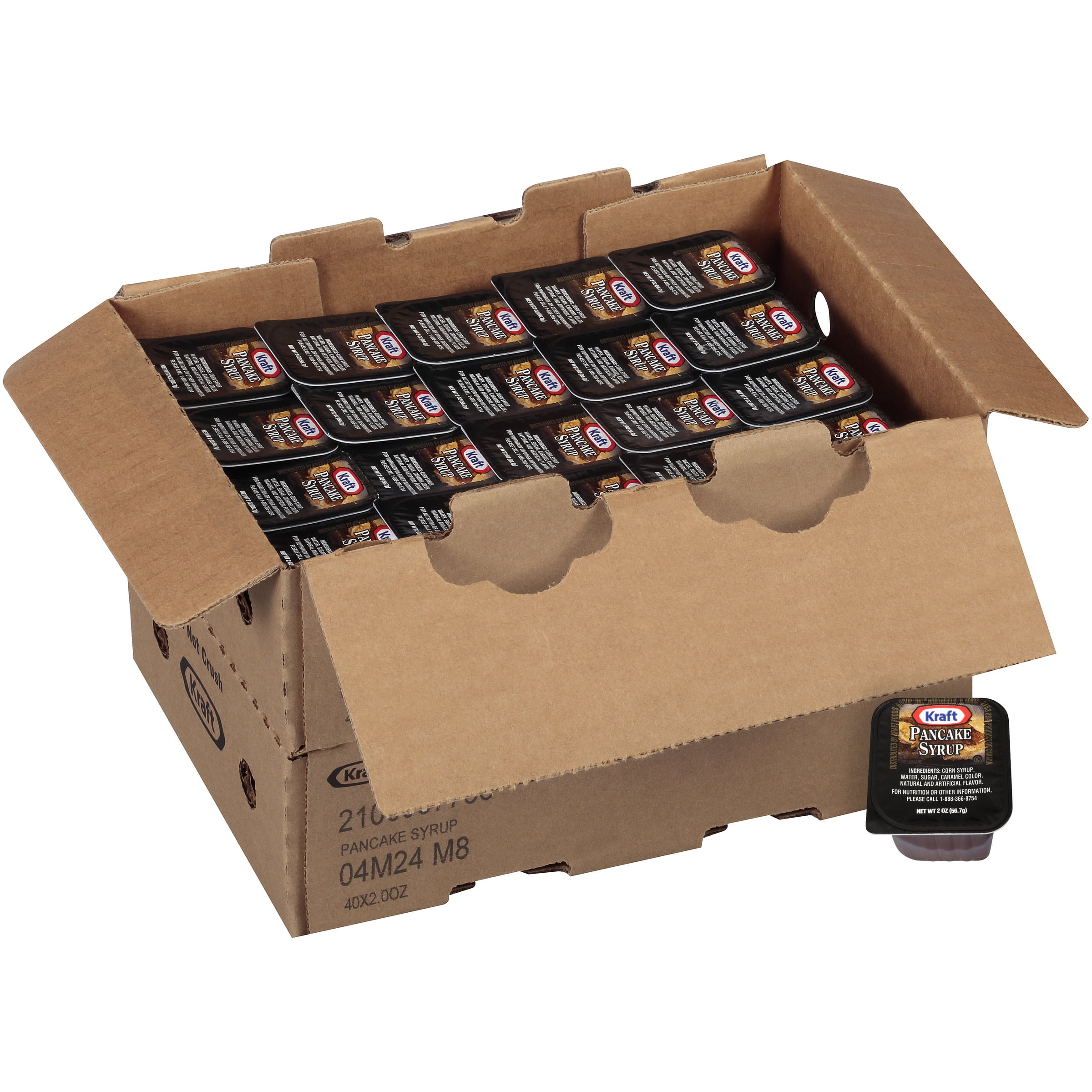 Kraft Pancake Syrup Single Serve 2 oz. Cups, 80 per Case
