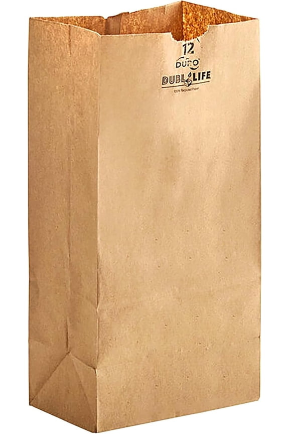 Kraft Paper Bags FSC - MADE IN USA (500ct, 12 lb)
