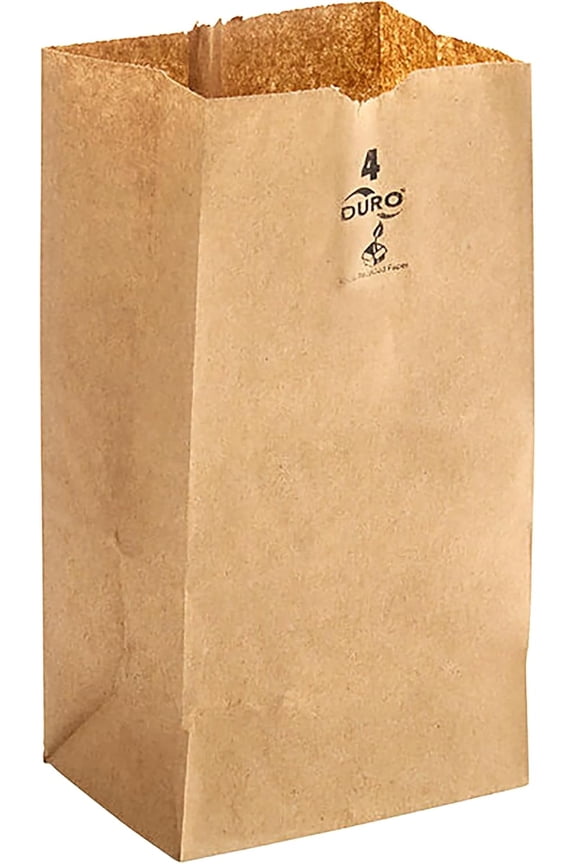 Kraft Paper Bags FSC - MADE IN USA (500ct, 4 lb)