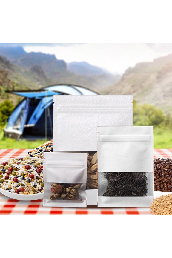 Kraft Paper Bags, Versatile Sealing Pouches, Durable and Textured Design, for Home Office Organization, General Household Use