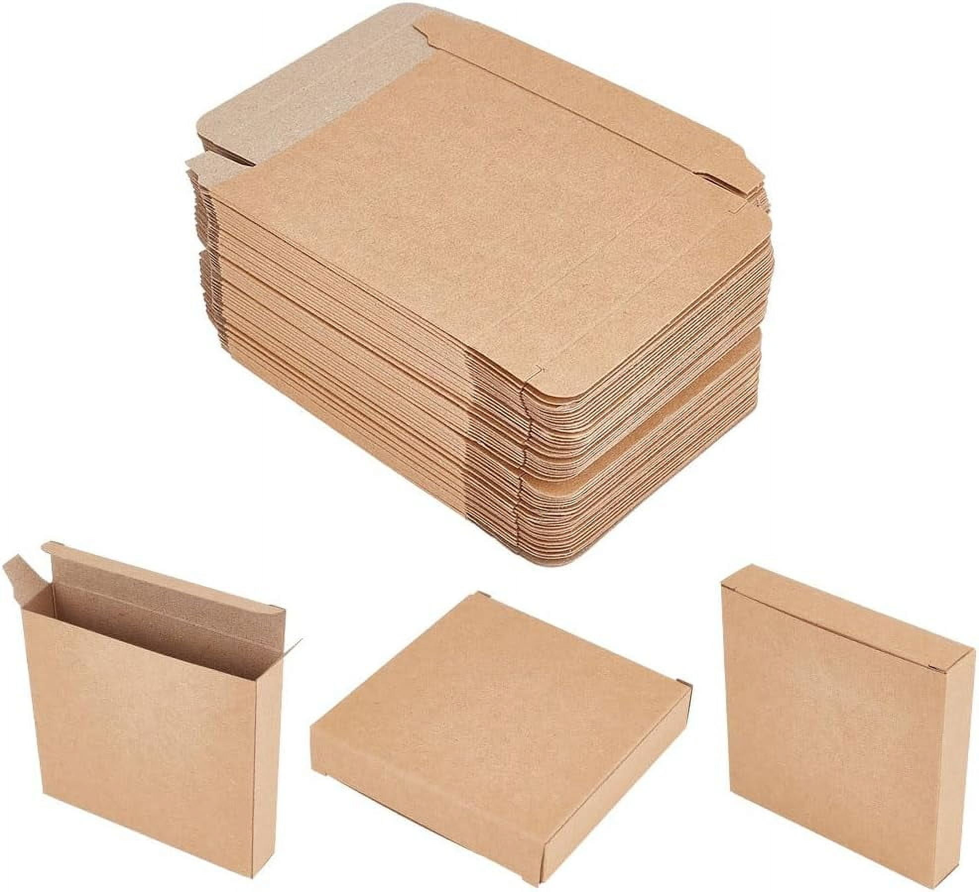 Kraft Paper Box Square 10.05x10.05x2.05cm