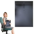 thumbnail image 1 of Kraft Paper Envelope, Legal File Folder with Button & String Tie Closure, A4 Size Interdepartment Envelope, Project Pocket for Contract Receipt Tax Ticket, Flat No-Expansion Document Organizer, Gray, 1 of 9