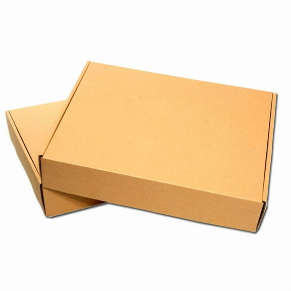 Kraft Paper Folding Box Corrugated Board Box Postal Box Tan 15x15x5cm