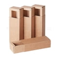 thumbnail image 1 of Kraft Paper Folding Box Drawer Box Rectangle BurlyWood Finished Product: 9.5x4cm Inside Size: 8x2.5x2.5cm 24pcs/set, 1 of 9