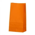 thumbnail image 1 of Kraft Paper Gift Bags,Candy Packaging and Party Favor Bags,Paper Bags for Wedding Birthday Party Favor,Retail,Merchandise,Snacks,Lunches,and Special Occasions,Perfect for Gifting,7 inch(Orange), 1 of 6