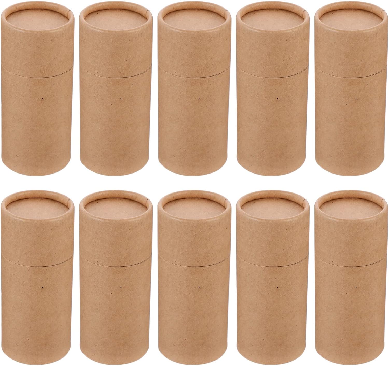 Kraft Paper Jar Tube Cardboard Boxes (10PCS) Essential Oil Bottle