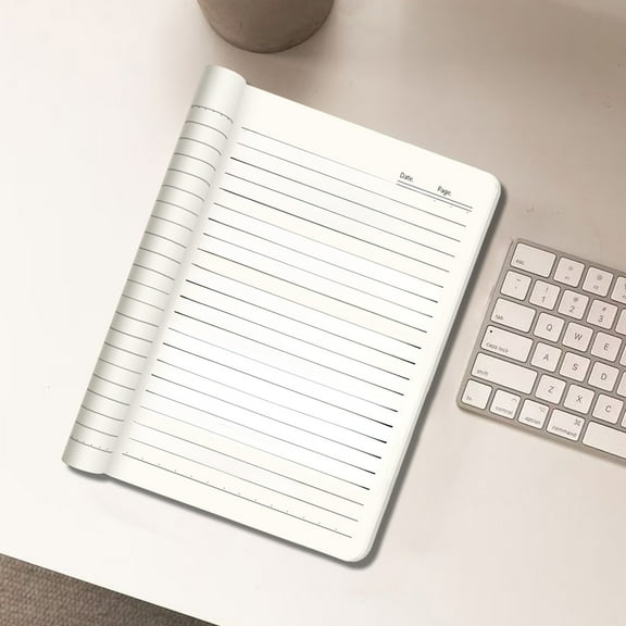 Kraft Paper Notebook | A5 B5 A4 Sizes | 8mm Grid Pages | Soft Cover Journal for Students & Professionals | School & Office Supplies