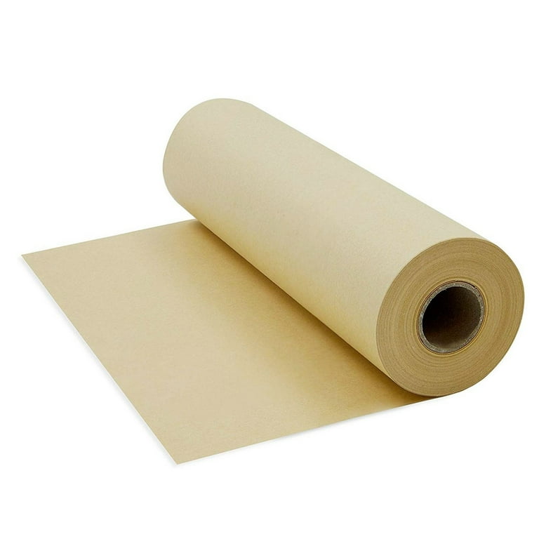 1pc Brown Kraft Paper Roll 100'x17.5 For Gift Wrapping, Wall Art