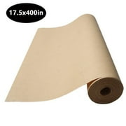 Kraft Paper Roll 17"×400", Brown Color Wrapping Paper, Craft Paper, Packing Paper for Moving,Gift Wrapping, Wall Art（Brown）