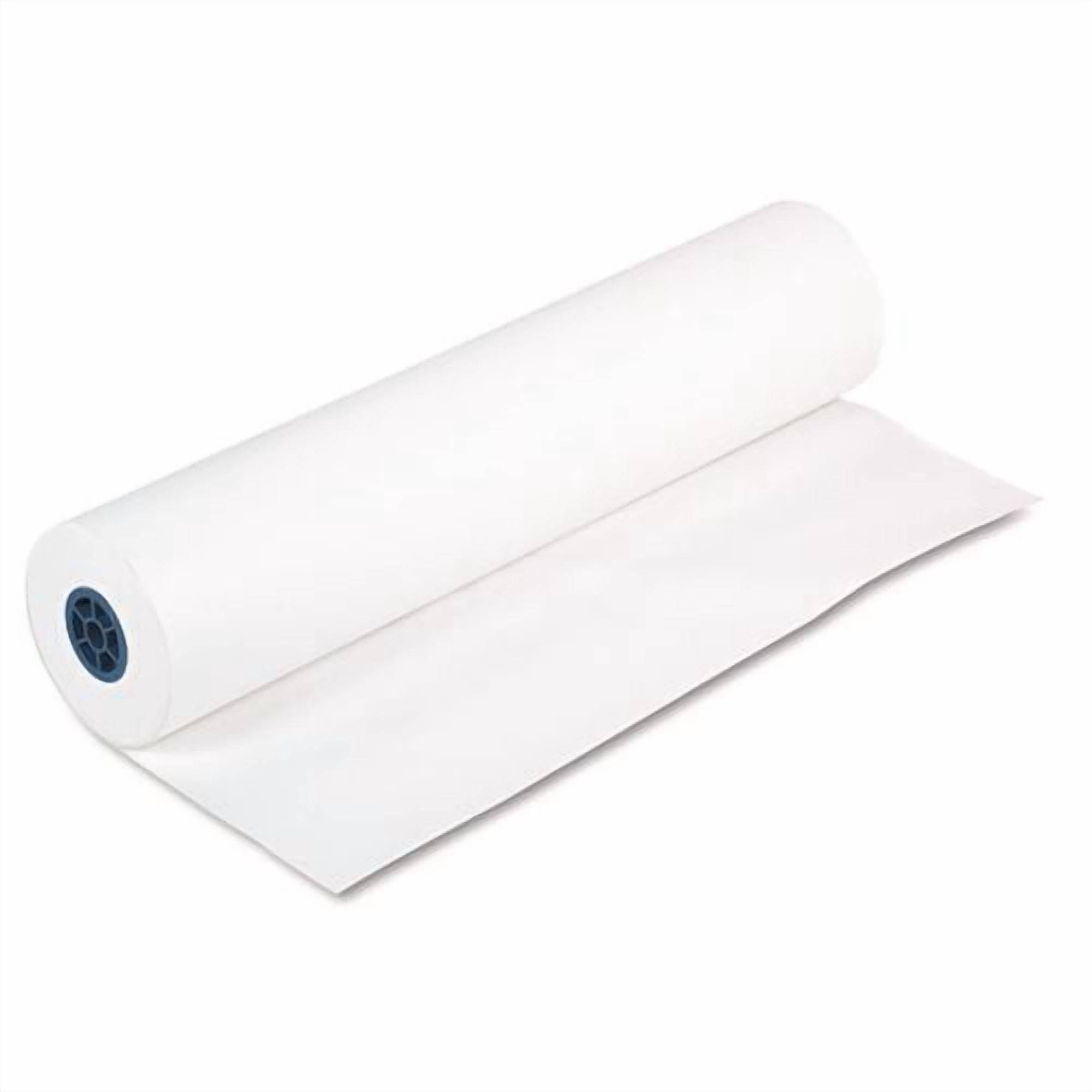 Kraft Paper Roll, 40 lb Wrapping Weight, 36" x 1,000 ft, White | Bundle of 2