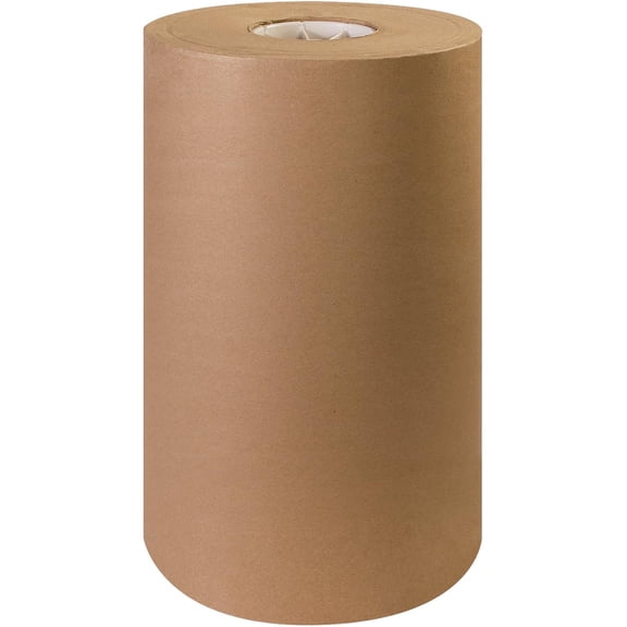 Kraft Paper Roll, 50#, 15" x 720', Kraft, 100% Recycled Paper, Ideal for Packing, Wrapping, Craft, Postal, Shipping, Dunnage and Parcel