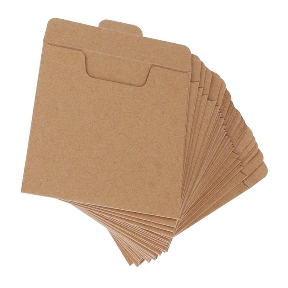Kraft Paper Sleeves Covers 25pcs Envelopes Cardboard Storage Cases