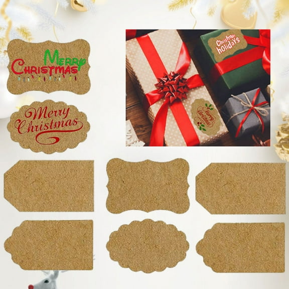 Kraft Paper Stickers,3x2 Inches Write On Kraft Stickers for Mason Jar,Bakery Package(200 Pcs)