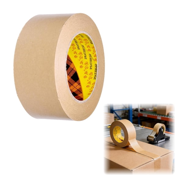 Kraft Paper Tape 1.4 Inch x 55 Yard,Brown Packing Tape for Box Tape ...