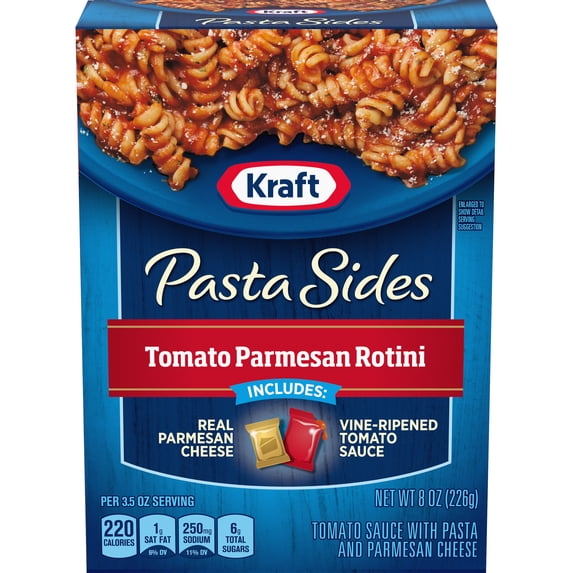 Kraft Pasta Sides, Tomato Parmesan, 8 oz Box