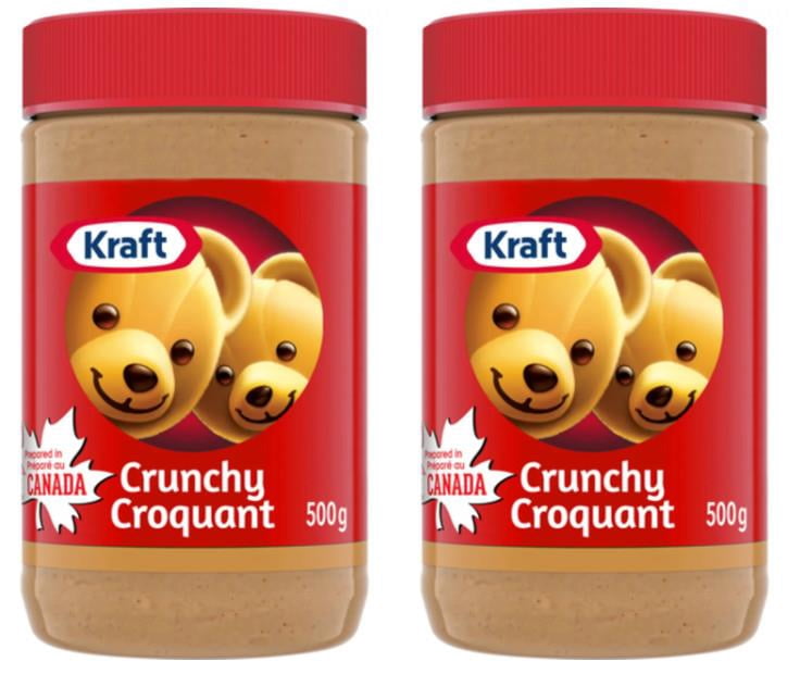 Kraft Peanut Butter Crunchy 500g (2 Pack)