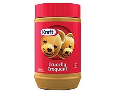 Kraft Peanut Butter, Crunchy Peanut Butter, 1kg/2.2 lbs