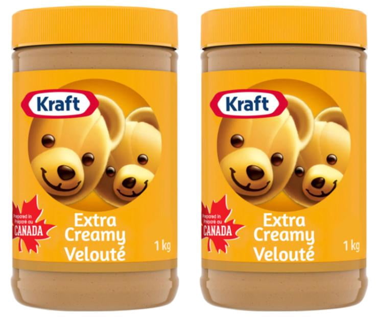 Kraft Peanut Butter Extra Creamy 1kg (2 Pack)
