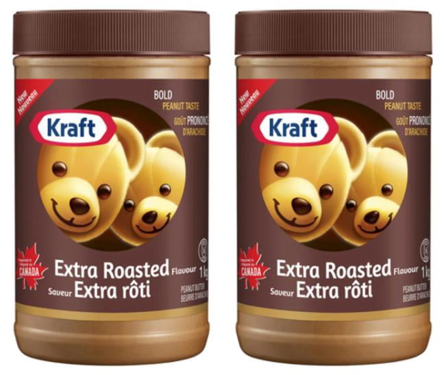 Kraft Peanut Butter Extra Roasted Flavour 1kg (2 Pack)