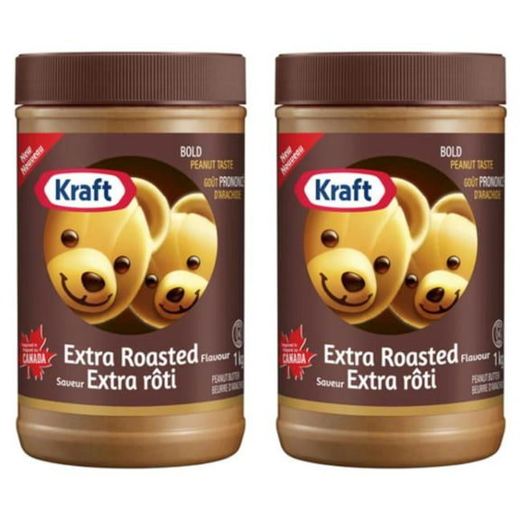 Kraft Peanut Butter Extra Roasted Flavour 1kg (2 Pack)