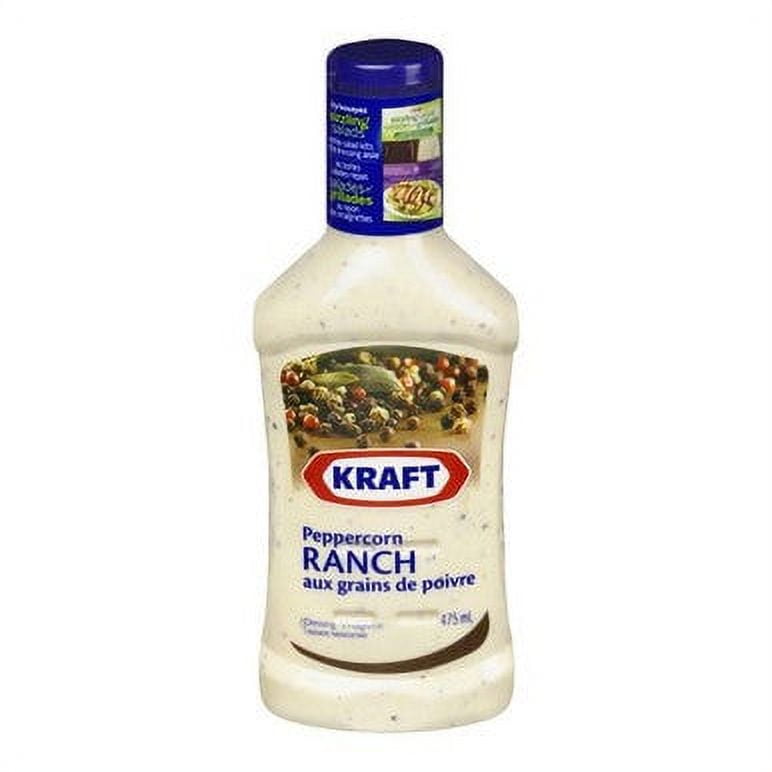 Kraft Peppercorn Ranch Dressing 475ml/16oz., (Imported from Canada