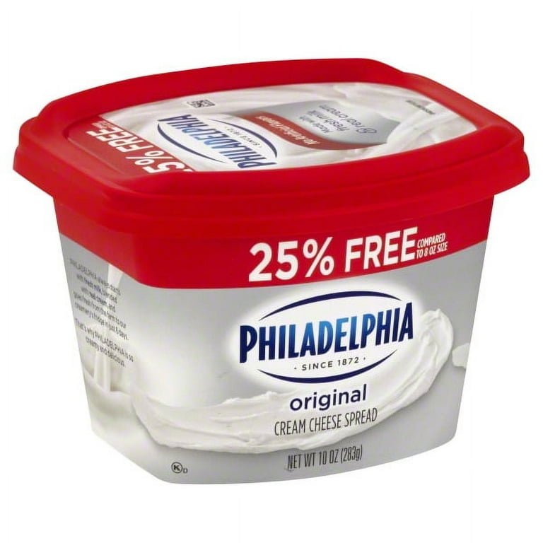 Kraft Philadelphia Original Cream Cheese Spread, 10 oz - Walmart.com