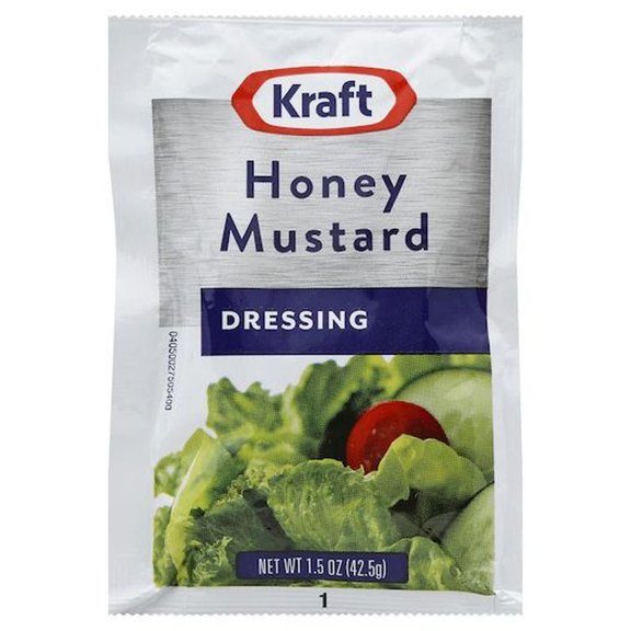 Kraft Portion Control Honey Mustard Salad Dressing, 1.5 Ounce -- 60 per Case.