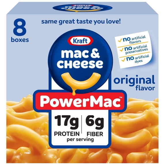 Kraft Power Mac Macaroni and Cheese Dinner (7.25 oz 8 pk)