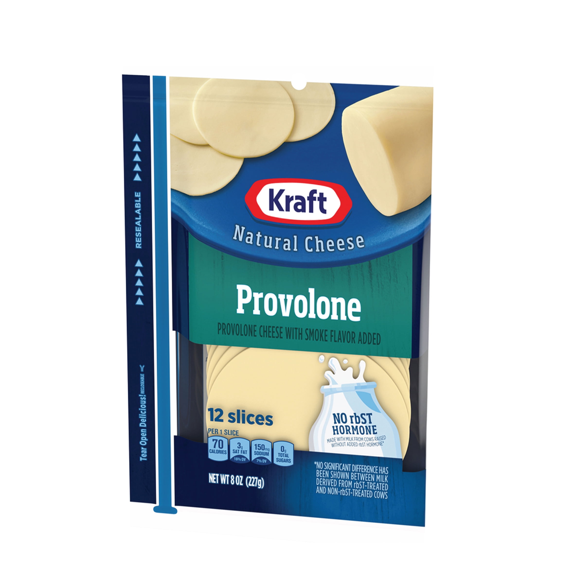 Kraft Provolone Cheese Slices, 12 ct Pack
