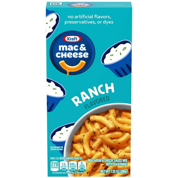 Kraft Ranch Mac & Cheese - 7.25 oz Packaging May Vary (Pack of 2)