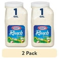 (2 pack) Kraft Ranch Salad Dressing, 1 gal Jug