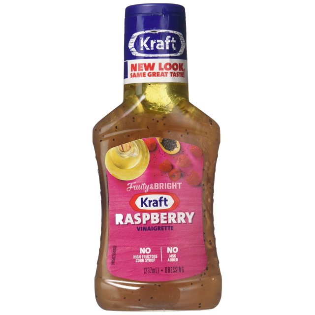Kraft Raspberry Vinaigrette Dressing 8 Oz (Pack Of 3)