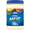 thumbnail image 1 of Kraft Real Mayo Creamy & Smooth Mayonnaise, 15 fl oz Jar, 1 of 15