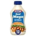 thumbnail image 1 of Kraft Real Mayo Creamy & Smooth Mayonnaise Squeeze Bottle 12 fl oz (Pack of 6), 1 of 5