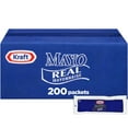thumbnail image 1 of Kraft Real Mayo Mayonnaise Single Serve Pouches, 200 ct Box, 1 of 17