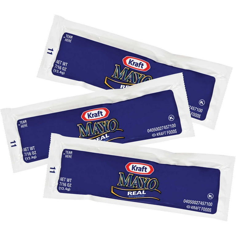 Mayo Real Mayonnaise, 0.44 oz Packet, 200/Box, Ships in 1-3 Business Days Mayo Real Mayonnaise, 0.44 oz Packet, 200/Box, Ships in 1-3 Business Days