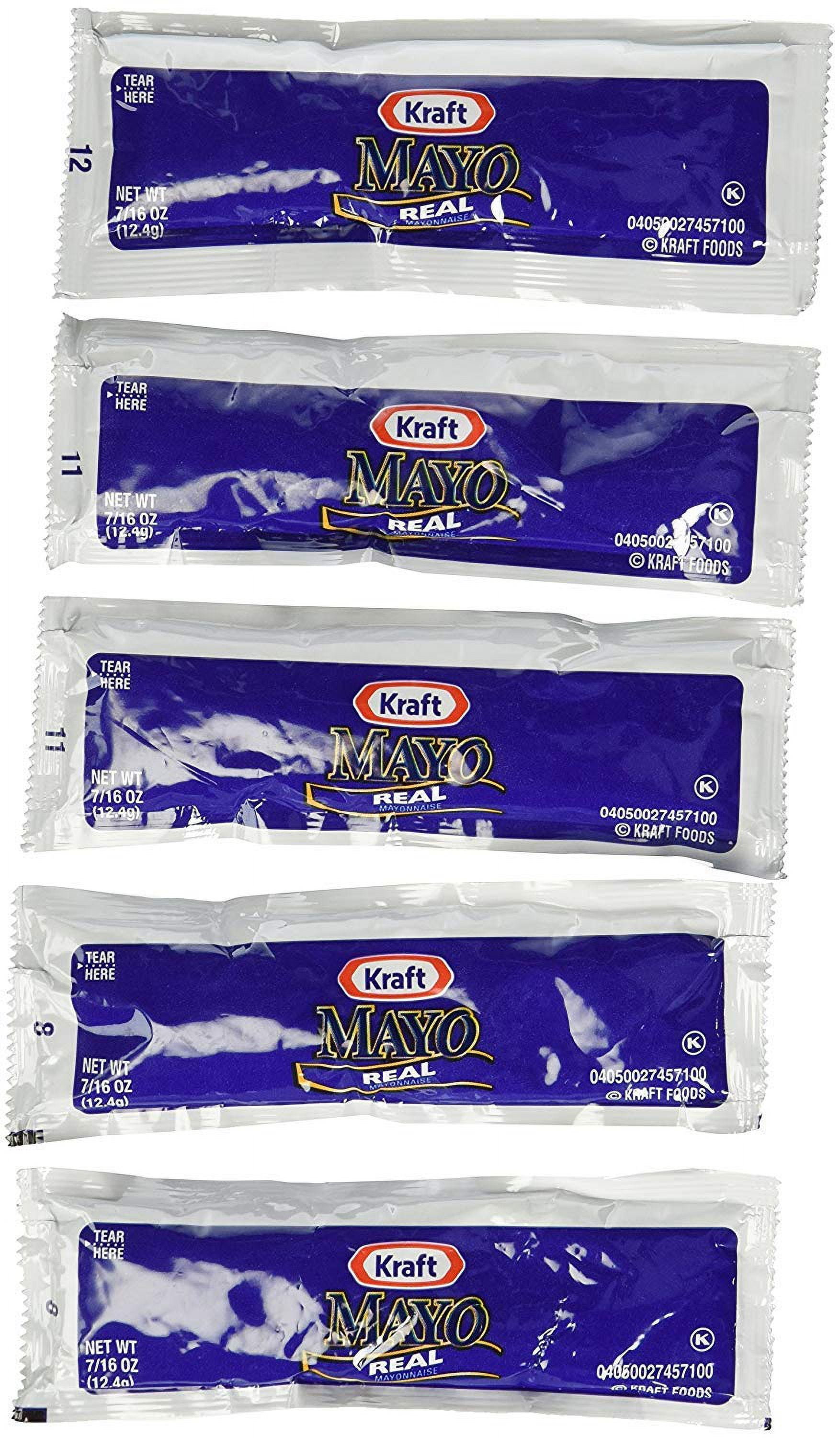 Kraft Real Mayonnaise PortionSized Condiment Packets, 0.44 Oz (100