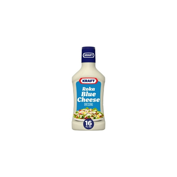 Kraft Roka Blue Cheese Salad Dressing 16 Fl Oz Bottle (Pack of 4)