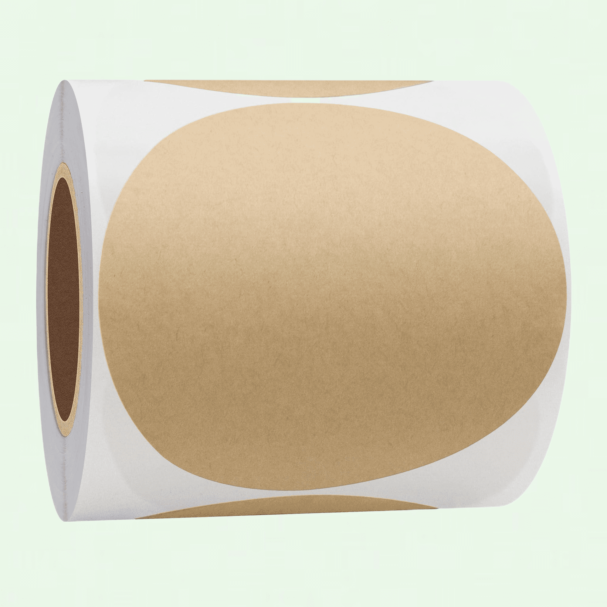 Kraft Round Color Coding Labels, 4 Inch, Warehouse Clearance Stickers ...