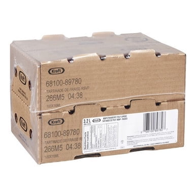 Kraft Rsvp Strawberry Jam, Portion Packs | 16ML/Unit, 200 Units/Case