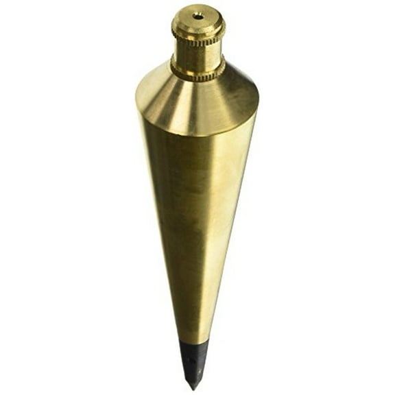 Kraft SL41 Professional Brass Engineer Plumb Bob, 16-Ounce