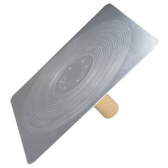 Kraft SL517 Contractor Alum Plastering Hawk with Wood Handle, 9" x 9"