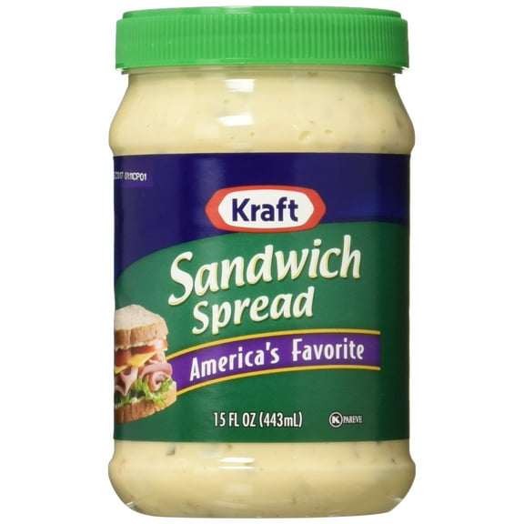 Kraft Sandwich Spread 15 fl oz Jar (Pack of 48)