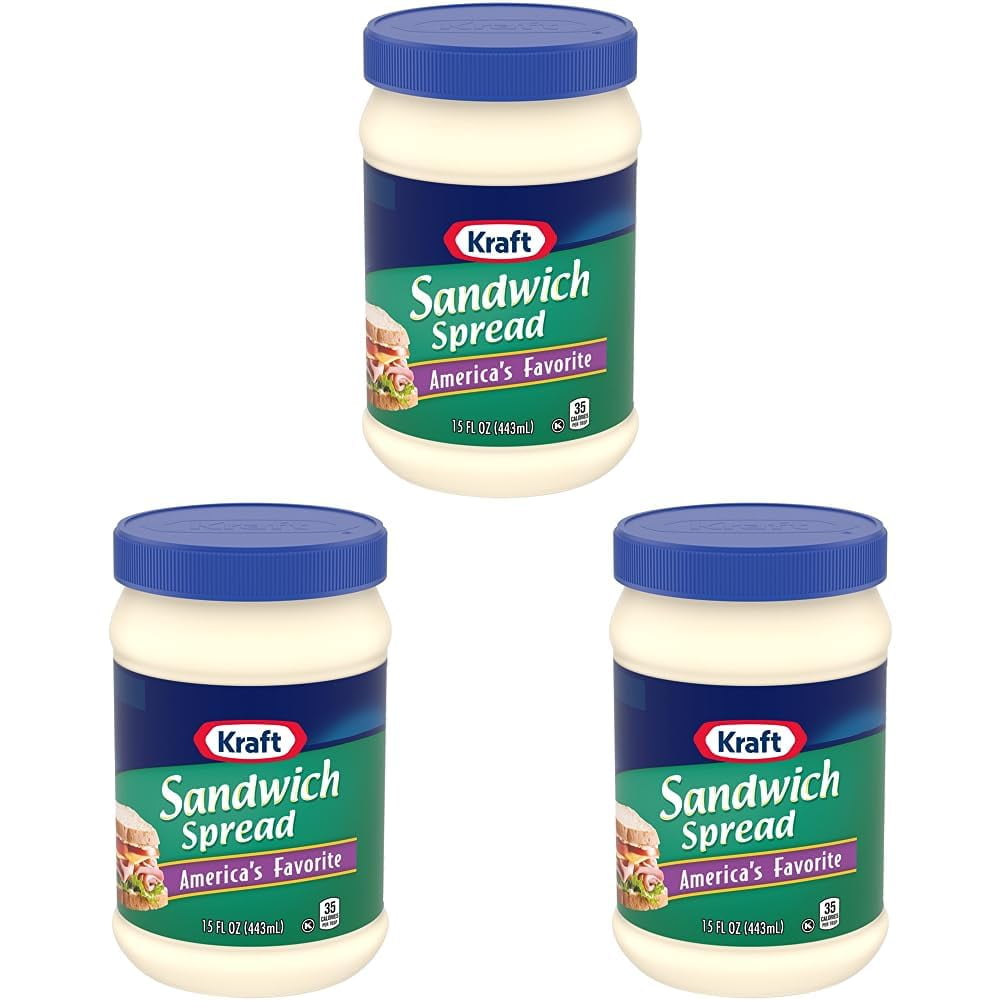 Kraft Sandwich Spread, 15 Oz Jar (Pack Of 3)